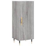 Hoge kast 34,5x34x180 cm bewerkt hout grijs sonoma eikenkleurig - AllerleiShop