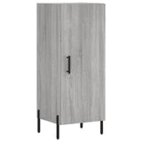 Hoge kast 34,5x34x180 cm bewerkt hout grijs sonoma eikenkleurig - AllerleiShop