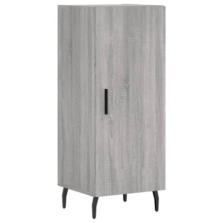 Hoge kast 34,5x34x180 cm bewerkt hout grijs sonoma eikenkleurig - AllerleiShop