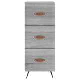 Hoge kast 34,5x34x180 cm bewerkt hout grijs sonoma eikenkleurig - AllerleiShop