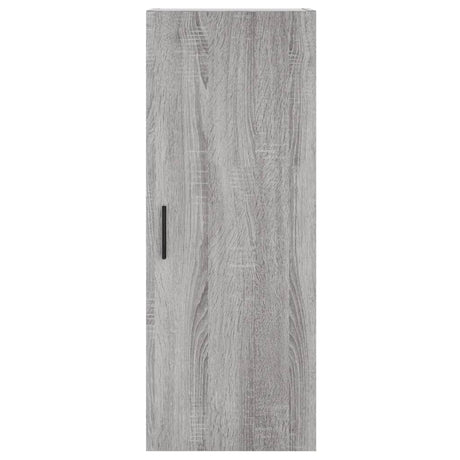 Hoge kast 34,5x34x180 cm bewerkt hout grijs sonoma eikenkleurig - AllerleiShop