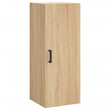 Hoge kast 34,5x34x180 cm bewerkt hout sonoma eikenkleurig - AllerleiShop