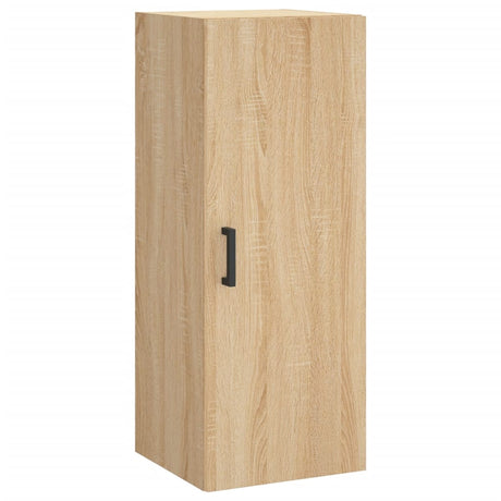 Hoge kast 34,5x34x180 cm bewerkt hout sonoma eikenkleurig - AllerleiShop