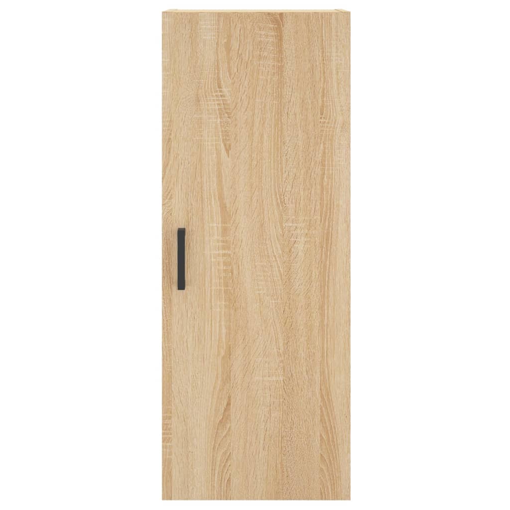 Hoge kast 34,5x34x180 cm bewerkt hout sonoma eikenkleurig - AllerleiShop