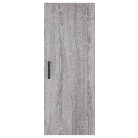 Hoge kast 34,5x34x180 cm bewerkt hout grijs sonoma eikenkleurig - AllerleiShop