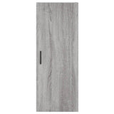 Hoge kast 34,5x34x180 cm bewerkt hout grijs sonoma eikenkleurig - AllerleiShop