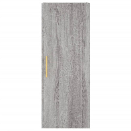 Hoge kast 34,5x34x180 cm bewerkt hout grijs sonoma eikenkleurig - AllerleiShop