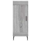 Hoge kast 34,5x34x180 cm bewerkt hout grijs sonoma eikenkleurig - AllerleiShop