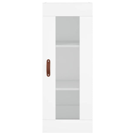 Hoge kast 34,5x34x180 cm bewerkt hout wit - AllerleiShop