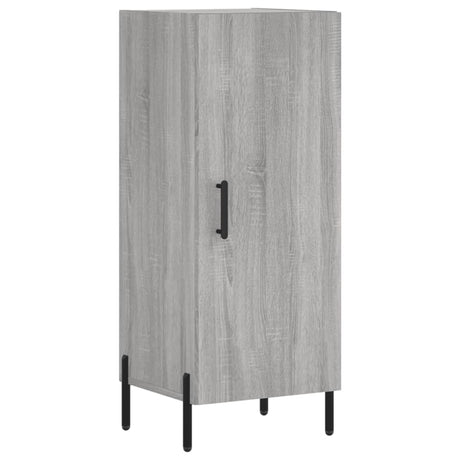 Hoge kast 34,5x34x180 cm bewerkt hout grijs sonoma eikenkleurig - AllerleiShop