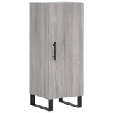 Hoge kast 34,5x34x180 cm bewerkt hout grijs sonoma eikenkleurig - AllerleiShop