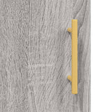 Hoge kast 34,5x34x180 cm bewerkt hout grijs sonoma eikenkleurig - AllerleiShop