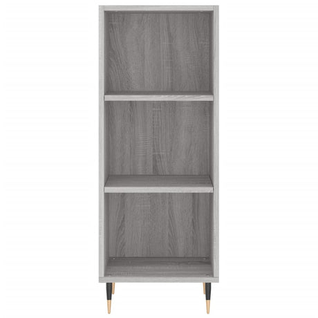 Hoge kast 34,5x34x180 cm bewerkt hout grijs sonoma eikenkleurig - AllerleiShop