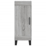 Hoge kast 34,5x34x180 cm bewerkt hout grijs sonoma eikenkleurig - AllerleiShop