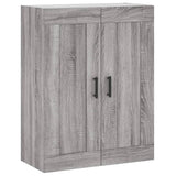 Hoge kast 69,5x34x180 cm bewerkt hout grijs sonoma eikenkleurig - AllerleiShop