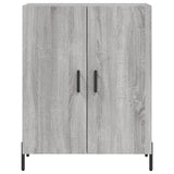 Hoge kast 69,5x34x180 cm bewerkt hout grijs sonoma eikenkleurig - AllerleiShop