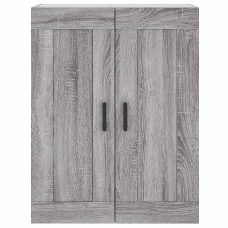 Hoge kast 69,5x34x180 cm bewerkt hout grijs sonoma eikenkleurig - AllerleiShop