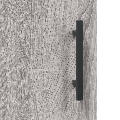 Hoge kast 69,5x34x180 cm bewerkt hout grijs sonoma eikenkleurig - AllerleiShop