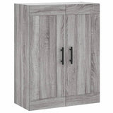 Hoge kast 69,5x34x180 cm bewerkt hout grijs sonoma eikenkleurig - AllerleiShop