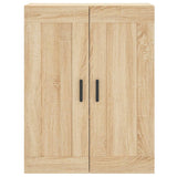 Hoge kast 69,5x34x180 cm bewerkt hout sonoma eikenkleurig - AllerleiShop