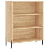 Hoge kast 69,5x34x180 cm bewerkt hout sonoma eikenkleurig - AllerleiShop