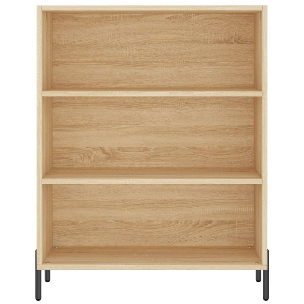 Hoge kast 69,5x34x180 cm bewerkt hout sonoma eikenkleurig - AllerleiShop