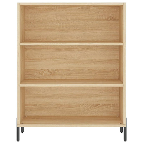 Hoge kast 69,5x34x180 cm bewerkt hout sonoma eikenkleurig - AllerleiShop