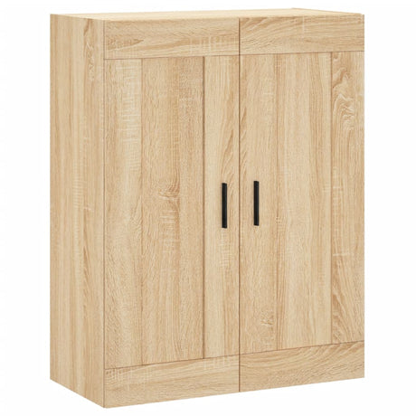 Hoge kast 69,5x34x180 cm bewerkt hout sonoma eikenkleurig - AllerleiShop