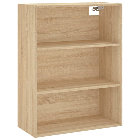 Hoge kast 69,5x34x180 cm bewerkt hout sonoma eikenkleurig - AllerleiShop