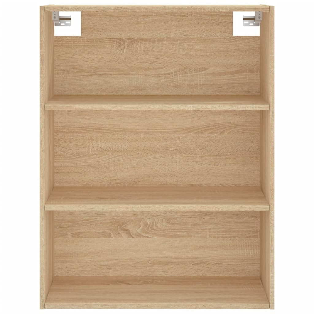 Hoge kast 69,5x34x180 cm bewerkt hout sonoma eikenkleurig - AllerleiShop