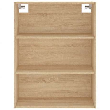 Hoge kast 69,5x34x180 cm bewerkt hout sonoma eikenkleurig - AllerleiShop