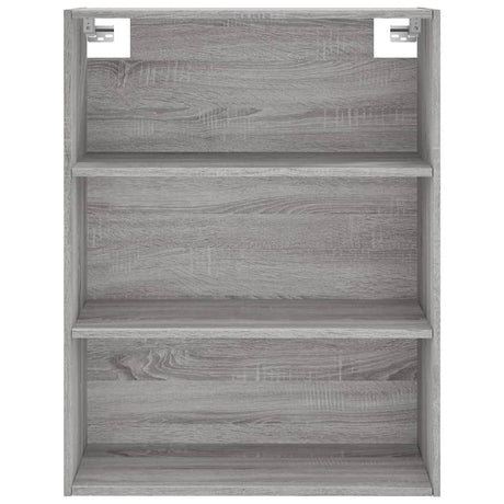 Hoge kast 69,5x34x180 cm bewerkt hout grijs sonoma eikenkleurig - AllerleiShop