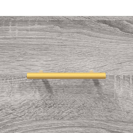 Hoge kast 69,5x34x180 cm bewerkt hout grijs sonoma eikenkleurig - AllerleiShop