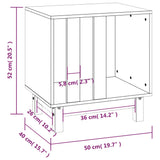 Hondenhok 50x40x52 cm massief grenenhout - AllerleiShop