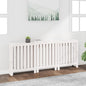 Radiatorombouw 210x21x85 cm massief grenenhout wit - AllerleiShop