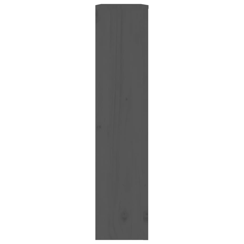 Radiatorombouw 79,5x19x84 cm massief grenenhout grijs - AllerleiShop