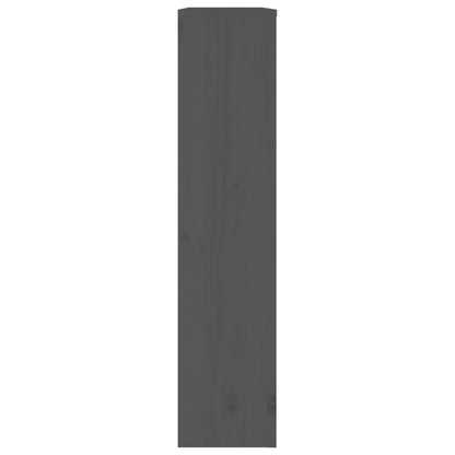 Radiatorombouw 79,5x19x84 cm massief grenenhout grijs - AllerleiShop