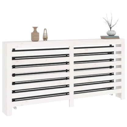 Radiatorombouw 169x19x84 cm massief grenenhout wit - AllerleiShop