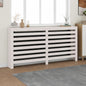 Radiatorombouw 169x19x84 cm massief grenenhout wit - AllerleiShop