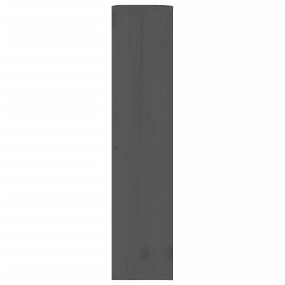 Radiatorombouw 169x19x84 cm massief grenenhout grijs - AllerleiShop