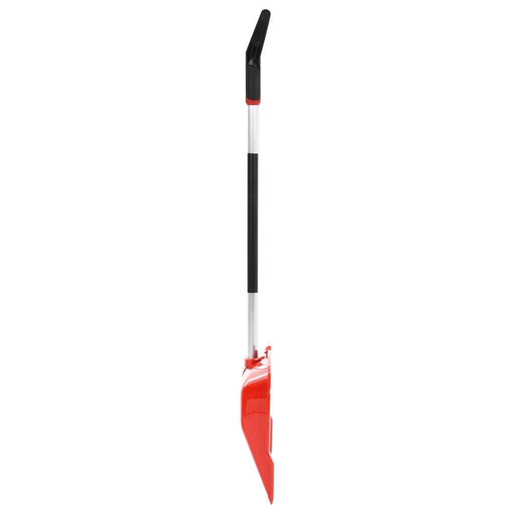 Sneeuwschep 136 cm aluminium rood - AllerleiShop