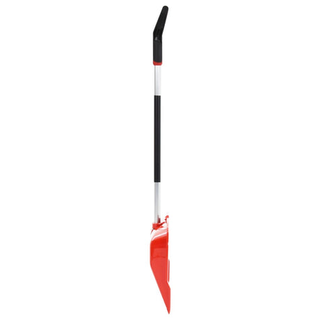 Sneeuwschep 136 cm aluminium rood - AllerleiShop