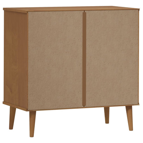 Ladekast MOLDE 80x40x80 cm massief grenenhout bruin - AllerleiShop