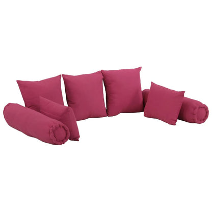 7-delige Sierkussenset stof roze - AllerleiShop