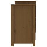 Dressoir 164x37x68 cm massief grenenhout honingbruin - AllerleiShop