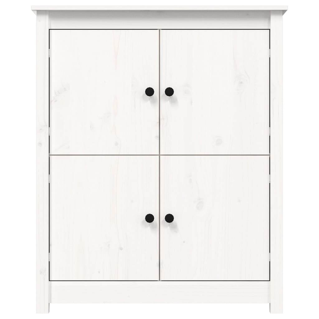 Dressoir 83x41,5x100 cm massief grenenhout wit - AllerleiShop