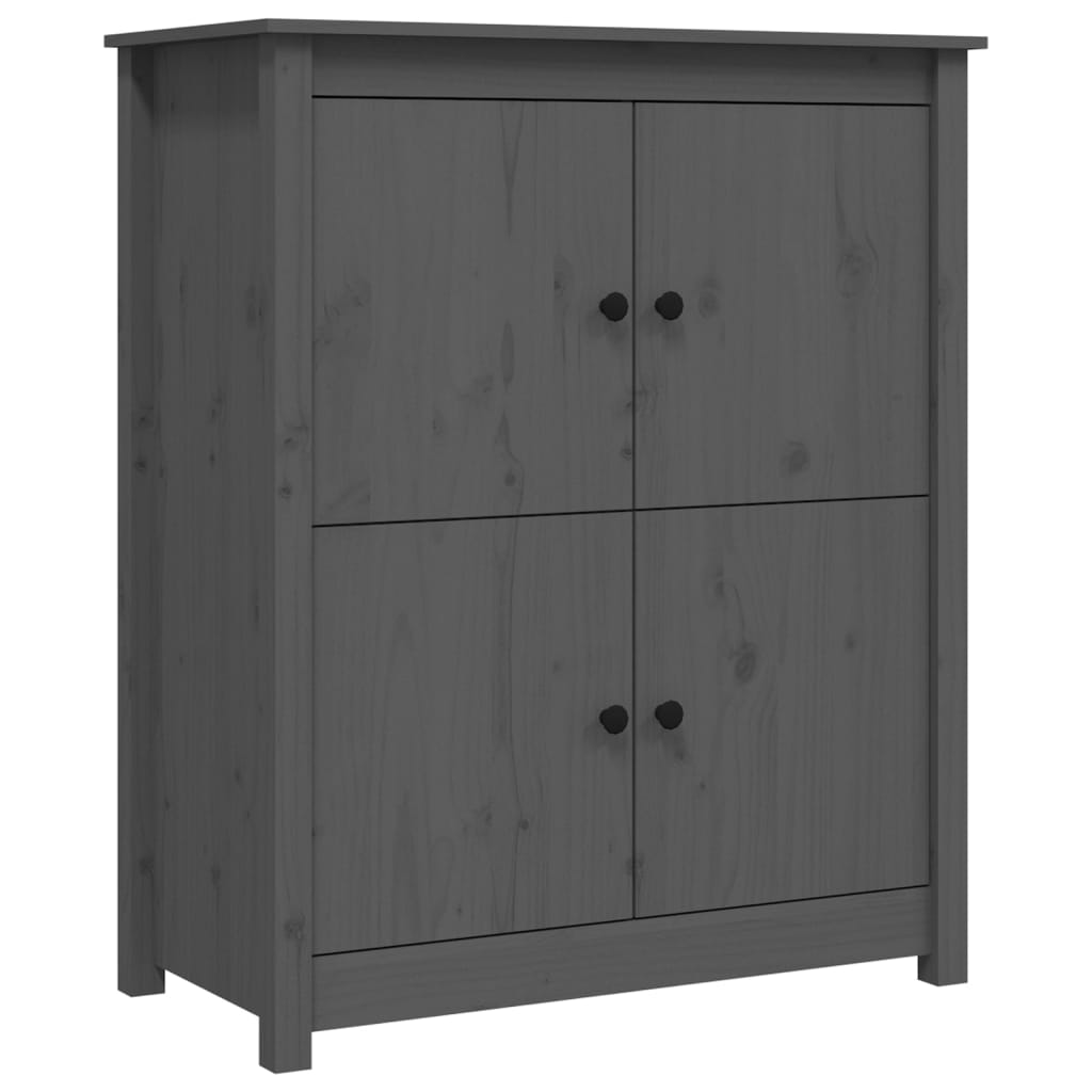 Dressoir 83x41,5x100 cm massief grenenhout grijs - AllerleiShop