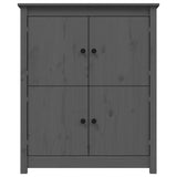 Dressoir 83x41,5x100 cm massief grenenhout grijs - AllerleiShop