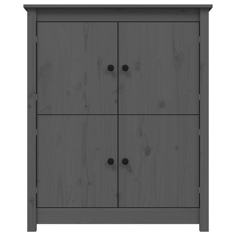 Dressoir 83x41,5x100 cm massief grenenhout grijs - AllerleiShop