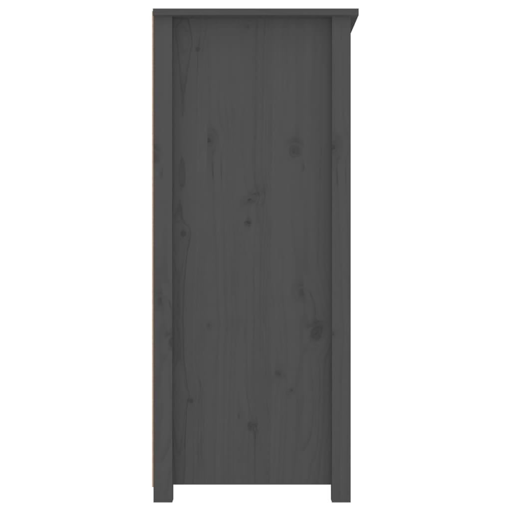 Dressoir 83x41,5x100 cm massief grenenhout grijs - AllerleiShop